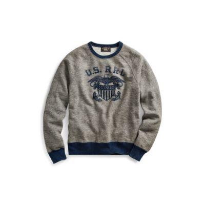 Ralph Lauren Cotton-blend-fleece Sweatshirt Graphite Heather