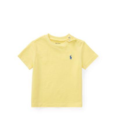 Ralph Lauren Cotton Jersey Crewneck T-shirt Beekman Yellow 9m