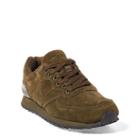 Ralph Lauren Polo Sport Slaton Ii Suede Sneaker Deep Olive