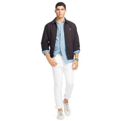 Ralph Lauren Bi-swing Windbreaker Rl Black/khaki