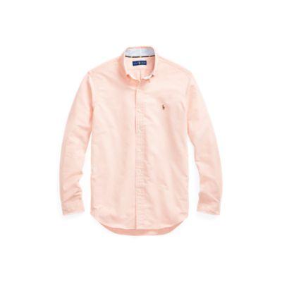 Ralph Lauren Classic Fit Oxford Shirt Mandarin/white 2x Big