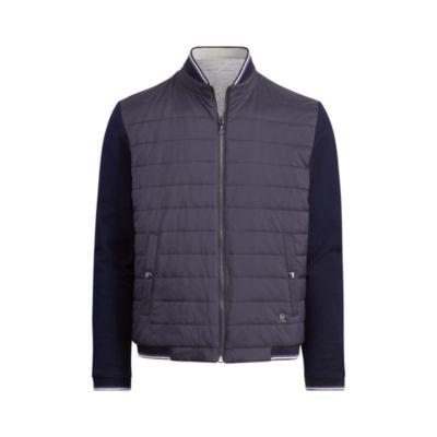 Ralph Lauren Reversible Baseball Jacket Navy/heather