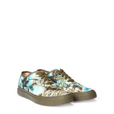 Ralph Lauren Norkfolk Hawaiian Sneaker Faded Blue