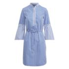 Ralph Lauren Bengal-stripe Shirtdress Blue/white 12p