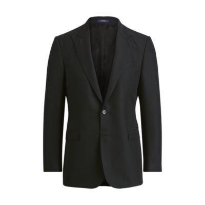 Ralph Lauren Connery Merino Wool Sport Coat Black