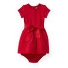Ralph Lauren Fit-and-flare Dress & Bloomer Park Ave Red 3m
