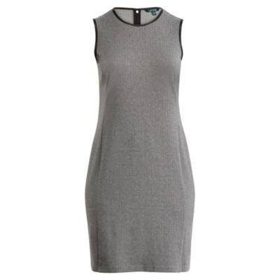 Ralph Lauren Herringbone Sleeveless Dress Multi
