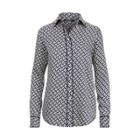 Ralph Lauren Geo-print Twill Shirt Navy/cream
