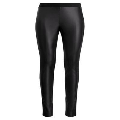 Ralph Lauren Paneled Ponte Legging Polo Black
