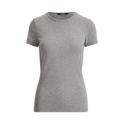 Ralph Lauren Cotton Crewneck T-shirt Cityscape Grey Heather