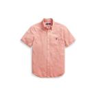 Ralph Lauren Classic Fit Chambray Shirt Nautical Red/white Xl Tall
