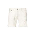 Ralph Lauren Varick Slim Straight Short Connor White Repaired