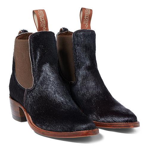 Ralph Lauren Rrl Chelsea Plainview Boot Brown
