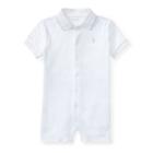 Ralph Lauren Cotton Interlock Polo Shortall White 6m