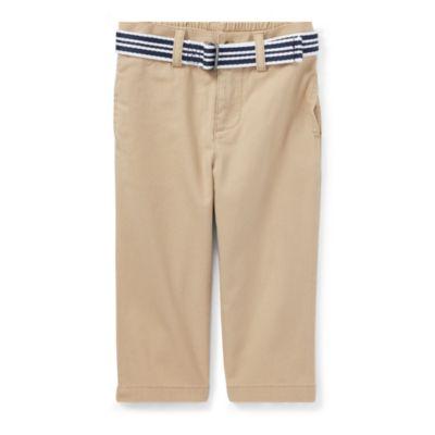 Ralph Lauren Belted Stretch Cotton Chino Coastal Beige 6m