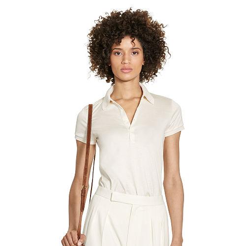 Polo Ralph Lauren Cotton Lisle Polo Shirt Sandtrap