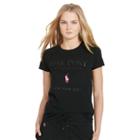 Ralph Lauren Pink Pony Pink Pony Cotton Jersey Tee Collection Black