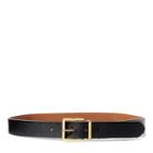 Ralph Lauren Lauren Reversible Leather Belt Black/bourbon