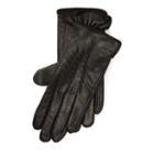 Ralph Lauren Lauren Whipstitched Leather Gloves Black/black