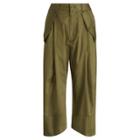 Ralph Lauren Cropped Wide-leg Chino Pant New Olive