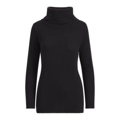Ralph Lauren Cashmere Turtleneck Sweater Polo Black