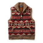 Ralph Lauren Rrl Full-zip Sweater Vest Earthen