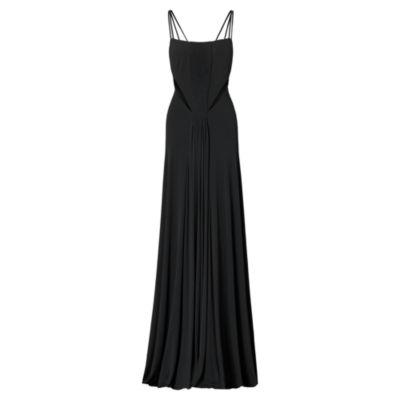 Ralph Lauren Marciana Cutout Gown Black