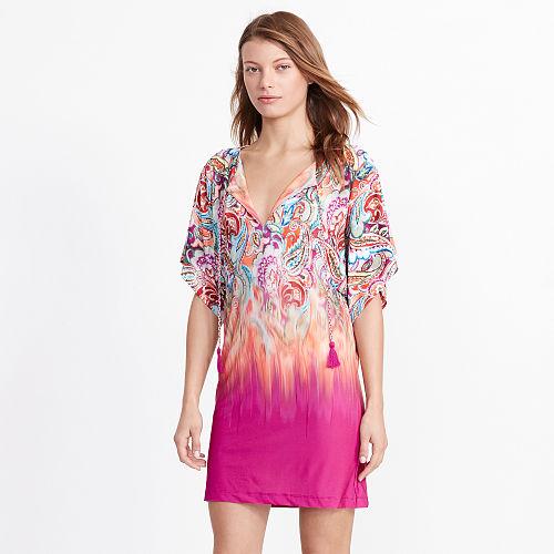 Ralph Lauren Lauren Paisley Ombr Cover-up Multi