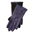 Ralph Lauren Lauren Two-tone Touch Screen Gloves Deep Purple