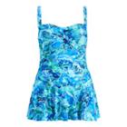 Ralph Lauren Slimming Paisley One-piece Blue Multi
