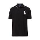 Ralph Lauren Custom Fit Mesh Polo Shirt Polo Black 2x Big