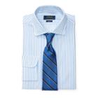 Polo Ralph Lauren Slim Fit Striped Cotton Shirt White/azure