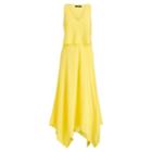 Ralph Lauren Silk Sleeveless Dress Champion Yellow