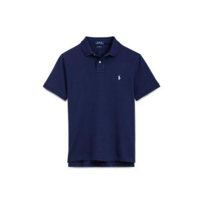 Ralph Lauren Slim Fit Mesh Polo Shirt Newport Navy