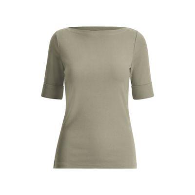 Ralph Lauren Cotton Boatneck T-shirt Sage Moss