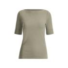 Ralph Lauren Cotton Boatneck T-shirt Sage Moss