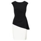 Ralph Lauren Lauren Tropical-print Jersey Dress Black/colonial Cream