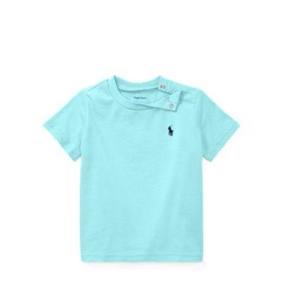 Ralph Lauren Cotton Jersey Crewneck T-shirt Light Mint 6m