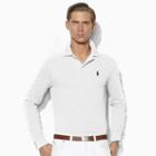 Polo Ralph Lauren Custom Fit Cotton Mesh Polo White