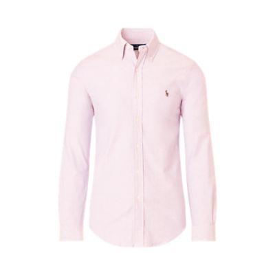 Ralph Lauren Slim Fit Stretch Oxford Shirt Pink