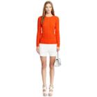 Ralph Lauren Cable-knit Cashmere Sweater Mai Thai Orange