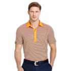 Ralph Lauren Rlx Golf Active-fit Performance Polo Orange/navy/white