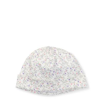 Ralph Lauren Floral Cotton Interlock Hat Ellie Floral