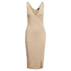 Polo Ralph Lauren Jersey V-back Dress Tan