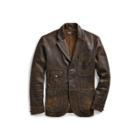 Ralph Lauren Leather Jacket Black