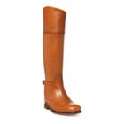 Ralph Lauren Sallen Calfskin Riding Boot Tan