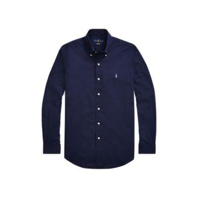 Ralph Lauren Slim Fit Poplin Shirt Newport Navy