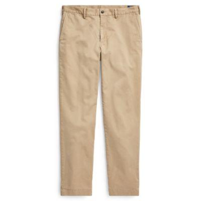 Ralph Lauren Straight Fit Cotton Chino Granary Tan/tartan