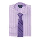 Ralph Lauren Slim Fit Easy Care Dress Shirt 2246c Soft Lavender/white