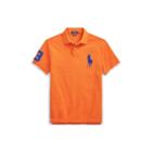 Ralph Lauren Classic Fit Mesh Polo Shirt College Orange